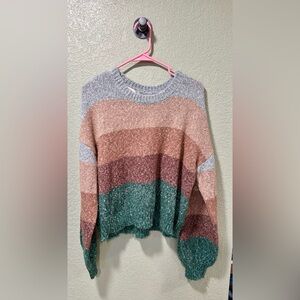 Saltwater LUXE Multicolor Striped Sweater